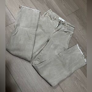 Tan Risen cropped jeans